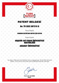 Öğretim Üyemizin Tasarımı Ulusal Patent Almaya Hak Kazandı