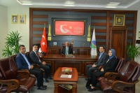 AHİKA Genel Sekreteri Bekir Varol Rektör Karakaya’yı Ziyaret Etti