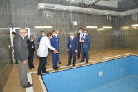 Vali Akın ve Rektör Karakaya Fizik Tedavi ve Rehabilitasyon Hastanesinde İncelemelerde Bulundu