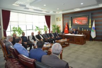 An Evaluation Meeting was Held about the Construction of Kırşehir New State Hospital at KAEU