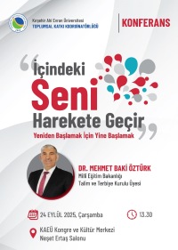 İçindeki Seni Harekete Geçir İsimli Konferans 
