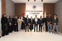 Rektör Karahocagil Üniversitemizdeki Filistinli Öğrencilerle Bir Araya Geldi