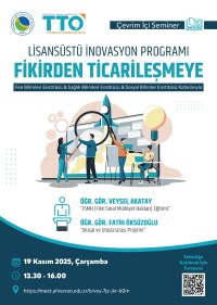 Fikirden Ticarileşmeye Lisansüstü İnovasyon Programı (Çevrim İçi Seminer)