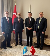 Üniversitemiz Rektörü Prof. Dr. Mustafa Kasım Karahocagil Kazakistan’da Çeşitli Temaslarda Bulundu