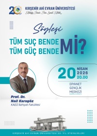 Tüm Suç Bende Mi? Tüm Güç Bende Mi? İsimli Söyleşi