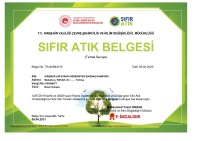 Doğa Dostu Üniversitemiz Sıfır Atık Belgesini Aldı  